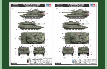 Сборная модель Танк IDF Merkava Mk IV w/Trophy