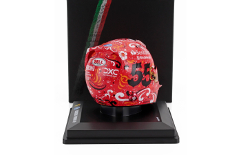 BELL HELMET - CASCO HELMET F1 Carlos Sainz Team FERRARI HP №55 Winner Mexico GP (2024) - red