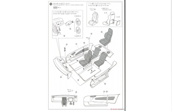 Сборная модель Honda Prelude JUN Auto Mechanich