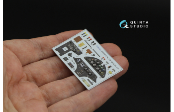 3D Декаль интерьера кабины Hs 123A-1 late/Hs 123B (ICM)