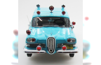 EDSEL Villager ambulance (1958), blue/white