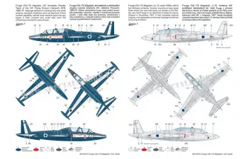 Сборная модель Fouga CM.170 Magister/IAI Tzukit 'IAF'