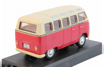 VOLKSWAGEN Microbus, red / biege