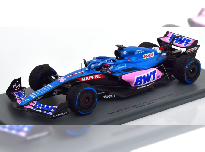 ALPINE A522 BWT GP Monaco, Alonso (2022)