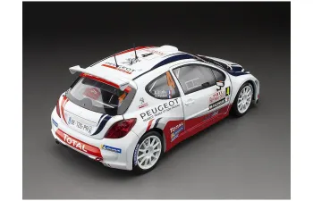 PEUGEOT 207 S2000 №4 Winner Rally Montecarlo (2011) Bryan Bouffier - Xavier Panseri, White Red