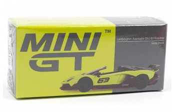 LAMBORGHINI Aventador SVJ 63 Roadster LHD, light yellow