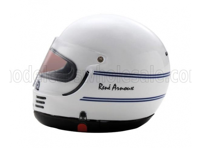 HELMET F1 Casco Helmet Rene Arnoux 126 C2b Team Ferrari Season (1983), White