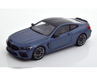 BMW M8 Competition Coupe (2020), graublau-metallic