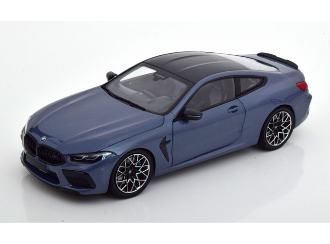 BMW M8 Competition Coupe (2020), graublau-metallic