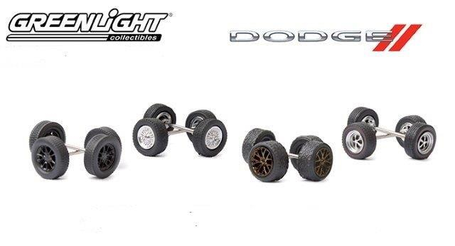 набор "Wheel & Tire Packs Series 4" 4 комплекта колес DODGE