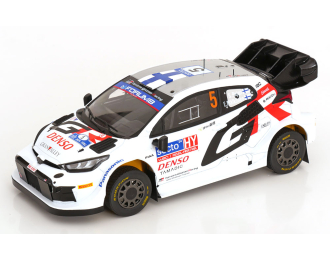 TOYOTA Yaris Gr Rally1 Team Toyota Gazoo Racing Wrt №5 4th Rally Finland (2024) Sami Pajari - Enni Malkonen, White