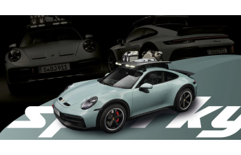 PORSCHE 911 992 Dakar 3.0 Coupe With Pack Roof Accessories (2023), Shade Green
