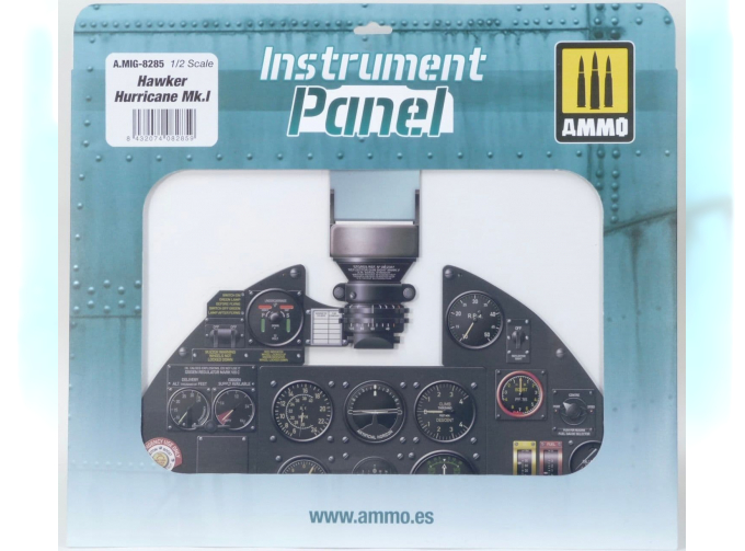 Hawker Hurricane Mk. I – Instrument Panel 1/2 Scale