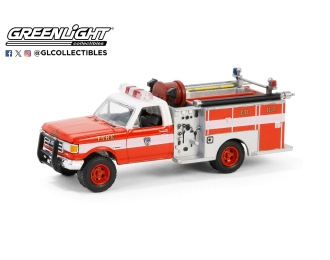 FORD F-350 Mini Pumper пикап с пожарным оборудованием "Fire Department City of New York" (FDNY) 160th Anniversary Edition (1987)
