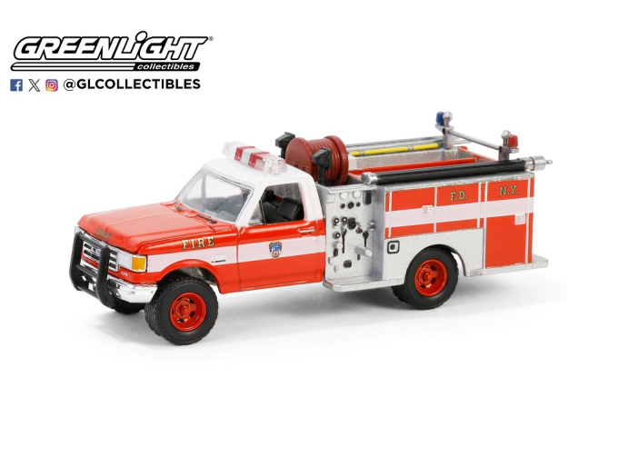 FORD F-350 Mini Pumper пикап с пожарным оборудованием "Fire Department City of New York" (FDNY) 160th Anniversary Edition (1987)