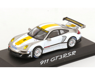 PORSCHE 911 (997) GT3 RSR Presentation car (2012), white grey yellow