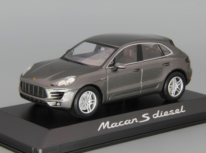 PORSCHE Macan S Diesel (2014), agate grey metallic