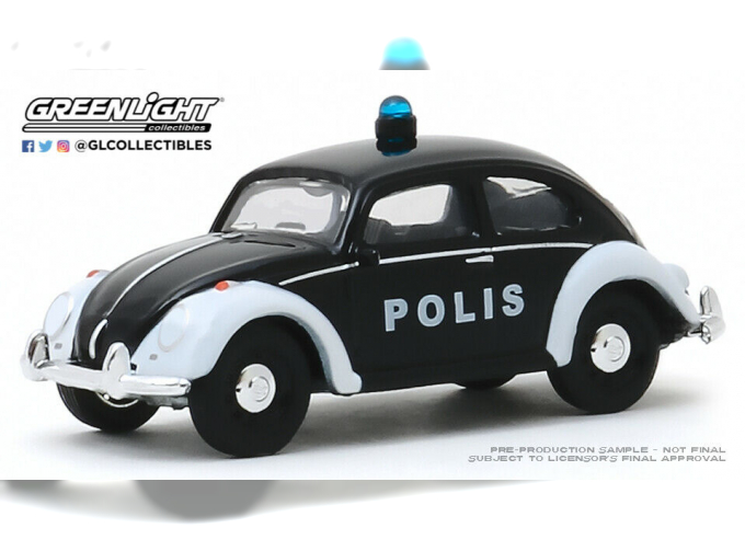 VOLKSWAGEN Beetle "Trollveggen Norway Polis" (Полиция Норвегии) 1972