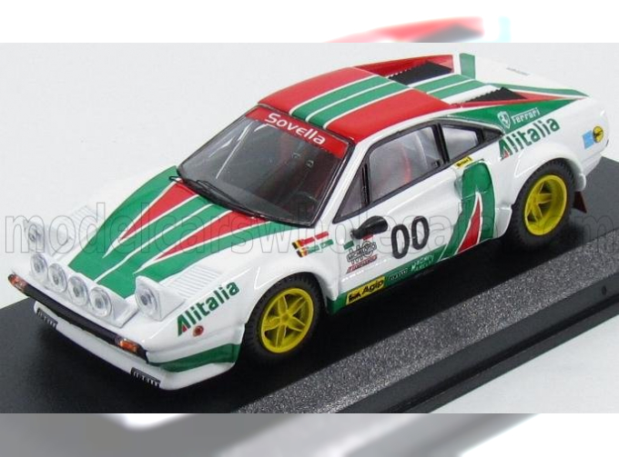 FERRARI 308 Gtb Gr.4 Team Makela Auto Tuning Alitalia №00 Rally Kannus Finland (1980), White Green Red