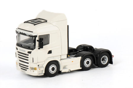 SCANIA R (new) Highline 6x2, White Line 1:50, белый