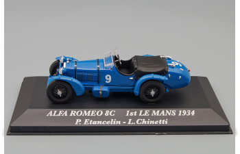 ALFA ROMEO 8C 1st Le Mans P.Etancilin - L.Chinetti (1934), blue