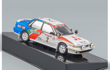 MITSUBISHI Galant VR-4 EVO 7 Ralliart K.Shinozuka-J.Meadows Winner Ivory Cost Rally (1991), white