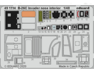 Фототравление для B-26C Invader nose interior