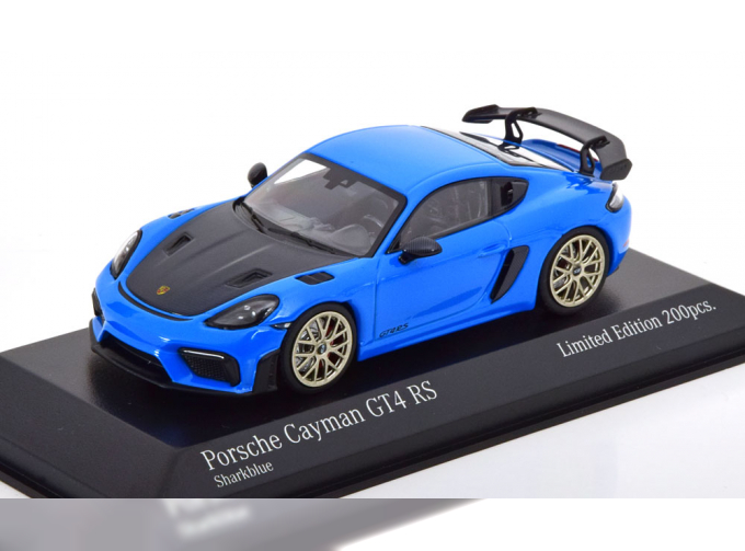 PORSCHE Cayman GT4 RS (982) rims neodyme (2021), blue carbon