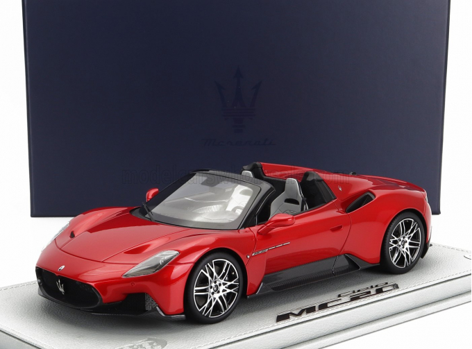 MASERATI Mc20 Cielo Spider (2022) - Con Vetrina - With Showcase, Rosso Vincente Met Red