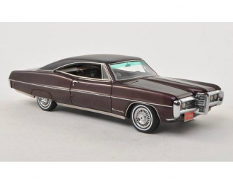 PONTIAC Bonneville Hardtop Coupe (1968), metallic dark red / matt black