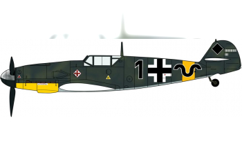 Сборная модель Messerschmitt BF109F-4 Super Experten Limited Edition