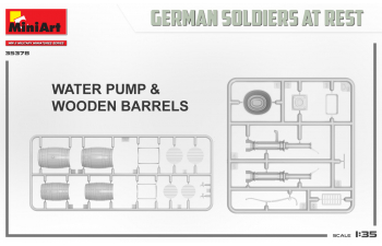 Сборная модель Немецкие солдаты на отдыхе