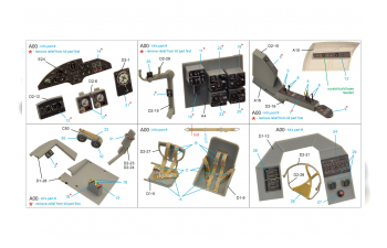 3D Декаль интерьера кабины He 111H-3/H-6 (ICM)