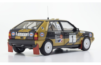 LANCIA Delta Hf Integrale 4wd Team Esso №1 Winner Rally Piancavallo (1987) Fabrizio Tabaton - Luciano Tedeschini, Black Gold