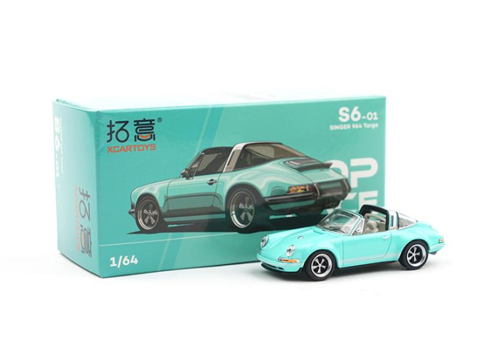 PORSCHE 964 Targa Singer, light blue