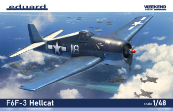 Сборная модель F6F-3 Hellcat - The Weekend Edition