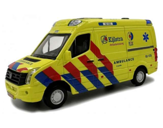 VOLKSWAGEN Crafter Ambulance *Terschelling* Kijlstra, yellow/red