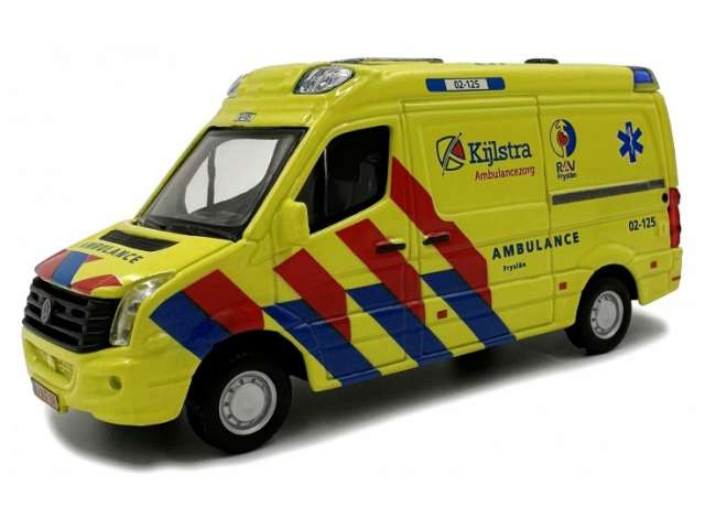 VOLKSWAGEN Crafter Ambulance *Terschelling* Kijlstra, yellow/red