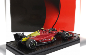 FERRARI F1-75 Scuderia Ferrari №55 4th Monza Italy Gp (2022) Carlos Sainz, Red Yellow