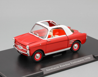 Autobianchi Bianchina Transformabile (1958), red / white