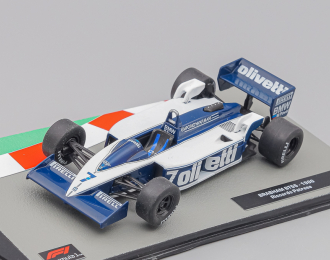 BRABHAM F1 Bt55 Bmw №7 Season (1986) Riccardo Patrese, White Blue