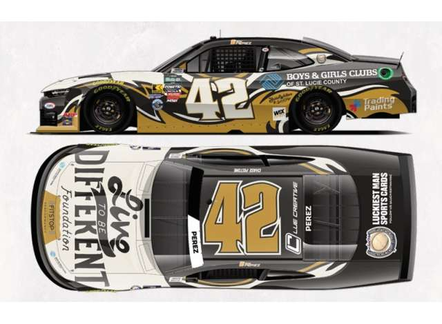 CHEVROLET #42 Brad Perez *Live To Be Different Foundation*, various 2026