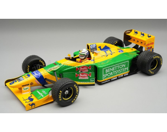 BENETTON F1 B193 TEAM BENETTON FORD №6 3rd Donington Park British GP Rain Tires (with pilot figure) Riccardo Patrese (1993)