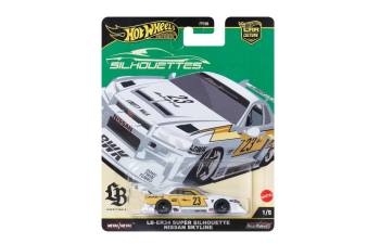 NISSAN Skyline Lb-er34 Lb-works Super Silhouette №23 Racing (2020), White Yellow