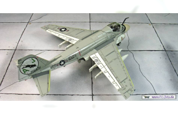 Grumman KA-6D Intruder Diecast Model USN VA-35 Black Panthers AJ520 USS Nimitz 1978 (Wings of Heroes)