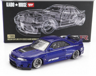 NISSAN Skyline Gt-r (r33) Kaido Works Coupe (2007), Blue