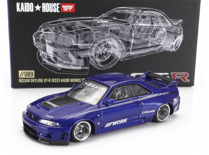 NISSAN Skyline Gt-r (r33) Kaido Works Coupe (2007), Blue