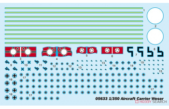Сборная модель Aircraft Carrier Weser