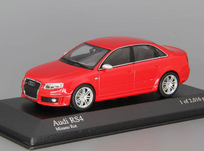 AUDI RS 4 (2005), red metallic