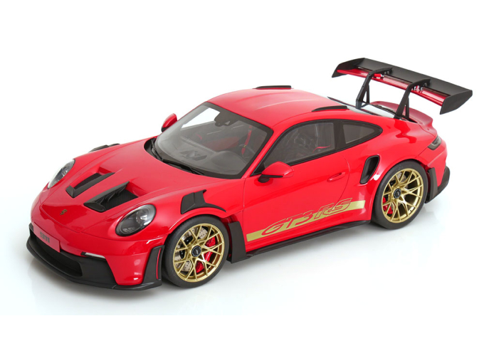 PORSCHE 911 (992) GT3 RS (2021), red golden